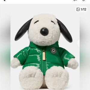 Kate Spade Snoopy Plush shoulder bag with Green Jacket